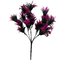 Sıkas Demeti 7 Dal Yapay Çiçek Mini Garnitür Aranjman Dikey Bahçe Saksı Yeşillik 29 Cm - Fuşya
