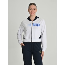 Fenerbahçe Tribün Beyaz Kadın Sweatshirt