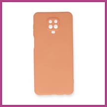 Gees Global Redmi Note 9 Pro Kılıf Nano İçi Kadife Silikon - Turuncu Gbzs