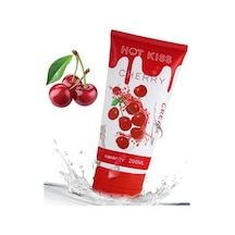 Hot Kiss Cherry Büyük Boy Kiraz Aromalı Su Bazlı Kayganlaştırıcı Jel 200 ML
