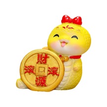 Homyl Yılan Heykelciği Çin Yeni Yılı Dekoru 6cmx3.6cmx6.5cm