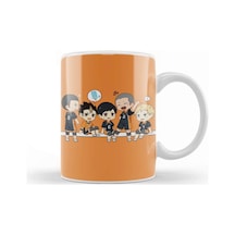 Haikyuu Karasuno Chibi Kupa Bardak Porselen Karışık