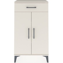 Arges Komodin 2 Raflı Tek Çekmeceli 2 Kapaklı 60x30x106 Aytaş... Aytaşı