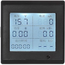 Alkatronik-Dc 6-200V 20A Dijital Voltmetre Ampermetre Wattmetre Voltaj Akım