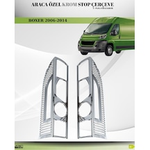 Peugeot Boxer Stop Çerçevesi Abs Krom A+ 2006 - 2014