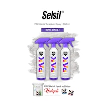 Selsil 3'lü Pak Köpük Temizleyici Sprey 500 Ml Ve Rosie Pamuk