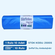 Egeplast Çöp Torbası Hantal Boy Limon Kokulu 100X150 Kl 10 Rl