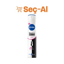 Nıvea Kadın Sprey Deodorant Black&white Invisible Clear 200ml 6'li Avantaj Paketi Mıchu