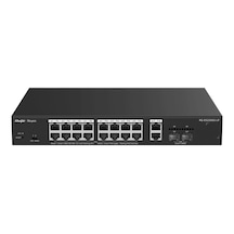 Ruıjıe Reyee Rg-es220gs-lp 16 Port Gıgabıt+2xgb Rj45/sfp Uplınk Cloud Yönetilebilir 130w Poe Rackmount Swıtch