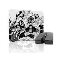 One Piece Kaymaz Dikişli Kauçuk Oyuncu Mousepad V4 - 22x18 Gaming Mouse Pad Fare Altlığı