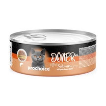 Prochoice Döner Salmon, Sos İçinde Somon Balıklı Tam & Dengeli Yavru Kedi Maması 70 Gr 103 Ivory