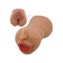 Lilitu Shop 3 Boyutlu Suni Oral & Vajinal Mastürbatör - Zoey