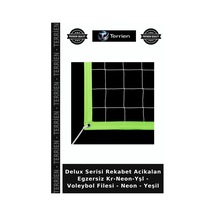 Delux Serisi Rekabet Acikalan Egzersiz Kr-neon-yşl - Voleybol Filesi - Neon - Yeşil
