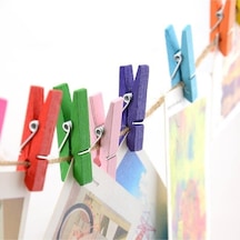 Karışık Mini Ahşap Mandal 2.5 Cm 50 Adet 2 Tr Diğer