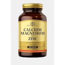 Solgar Calcium Magnesium Plus Zinc Kalsiyum Magnezyum Ve Çinko 100 Tablet