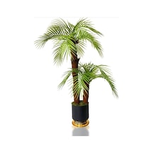 Yapay Agaç 100 Cm Palmiye Metal Şık Saksıda Yeşil