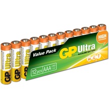 Gp Aaa Boy Ultra Alkalin İnce Kalem Pil 12 Li Paket
