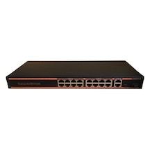 Besta Bst-1621g 16 Port 10/100 Poe + 2 Port 1000 Uplink Switch-23846
