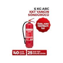6 Kg Abc Yangın Tüpü Tse Ce Iso Belgeli İşyeri Depo Araç