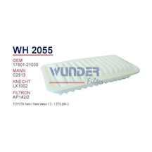WUNDER WH2055 HAVA FİLTRESİ - Toyota Uyumlu YARiS 99 1.3 E.M