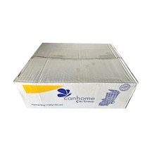 Canhome  240 L Siyah Hantal Konteyner Çöp Torbası - 100 x 150 CM - 600 G - 10 Adetlik 10 Rulo