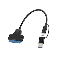 Maxgo 3151 Type-c Usb Sata 3.0 2.5 3.5 Inç Ssd Hdd Harddisk Çevirici Dönüştürücü Kablosu