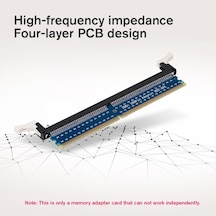Novahub Ddr4 288pin Bellek Test Adaptörü - Anakart Koruma Kartı Masaüstü Pc İçin Ddr4 Bellek Test Kartı - Altın Kaplama, Güçlü Koruma