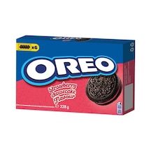 Oreo Bisküvi 228 G Çilekli - Çilek Aromalı Klasik Lezzet 3'li Ekonomik Paket Avantaj Paketi Mıchu