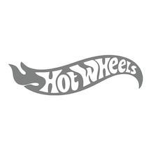 Hot Wheels Araba Stickeri 17x17 Cm Gri
