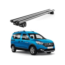 Pençe Dacia Dokker Stepway 2012 Ve Sonrası Uyumlu Gri Ara Atkı Port Bagaj Tavan Barı