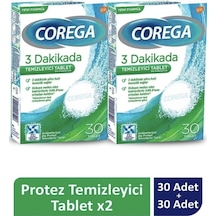Protez Temizleme Tableti 30 Lu X 2 Adet