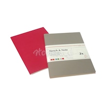 Hahnemühle Ikili Eskiz Defter Seti 40 Sayfa A4 Pembe-Gri