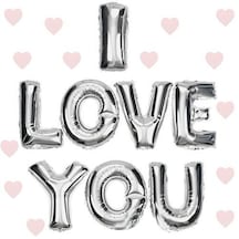 I Love You Folyo Balon Gümüş Renk 35 Cm 5615 256