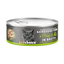 Tuna Shredded Tahılsız, Hipoalerjenik, Tiftiklenmiş Tuna Balıklı & Midyeli Yaş Kedi Sı 70 Gr 100 G