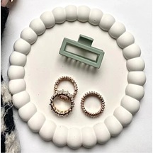 Bernami Mumluk Şamdanpinterest Bubble Bardak Altlığı - Bubble Tabak - Beyaz Diğer