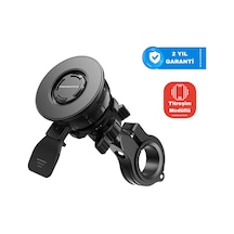 Knmaster Tt-700 Titreşim Önleyicili Motosiklet Telefon Tutucu SİYAH,GRİ