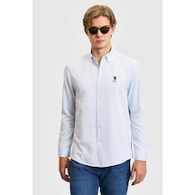 U.S. Polo Assn. U.s. Polo Assn. Erkek Açık Mavi Gömlek Basic 50320276-vr003 Acık Mavı