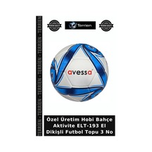 Özel Üretim Hobi Bahçe Aktivite Elt-193 El Dikişli Futbol Topu 3 No Çok Renkli