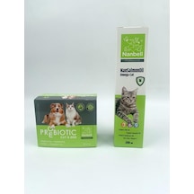 Nanbell Kediler İçin Omega 3-6-9 200 ML + Probiyotik 30 x 1 G