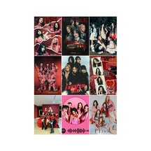 Kpop- G I-dle Müzik Grubu 2 No Desenli Tasarım Ozel Seri Fotokart Seti