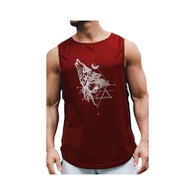 Bluu Wolfou Kolsuz Sporcu T-shirt Tank Top Spor Atlet