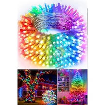 80 Led 10 Metre Pilli Renkli Işık Zinciri Dekoratif Peri Led, Oda Yatak Odası Salon Masa Parti Düğün Noel Aydınlatması
