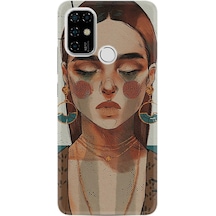 Casper Via F20 Kılıf Desenli Woman Maniplatiun 1362 Siyah