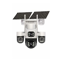 Inox Digital Inox X24 4g E-simli 6 Motorlu 4 Kameralı Solar Güvenlik Kamerası 7/24 Kayıt