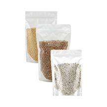 İpek Değirmen Aspir Tohumu Beyaz Sorgum Kara Buğday Tavuk Güvercin Yemi 3 x 1 KG