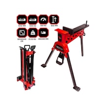 Rox Wood 0194 Çok Amaçlı Katlanır Portatif Çalışma Tezgahı Kırmızı