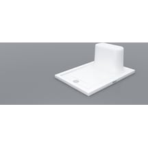 Shower 80x120 Lee Dikdörtgen Oturmalı Flat Duş Teknesi H:5 Cm