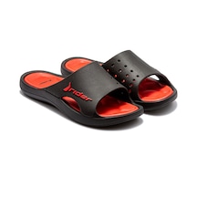 Bay Erkek Terlik Siyah-kırmızı 39/46 Kırmızı - Siyah