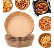 45 Adet Airfryer Pişirme Kapısı Tek Kullanımlık Kahverengi