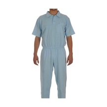 Caretex EH-39 Bacak Fermuarlı Alzheimer Erkek Hasta Tulumu L